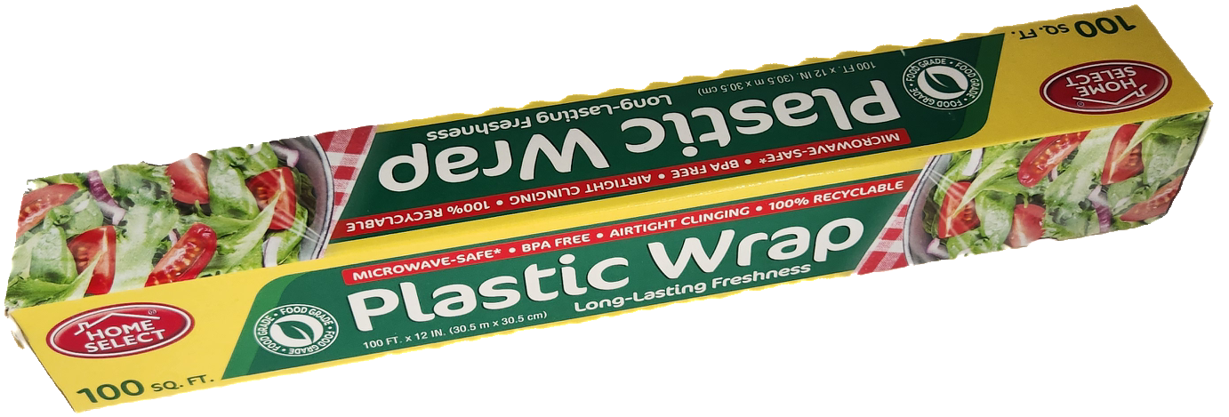 HOME PLASTIC WRAP 100SQ FT #12299-12 (SKU #60328)