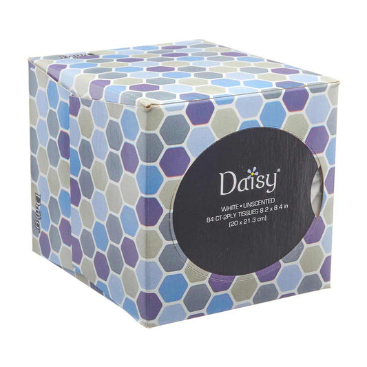 84CT DAISY FACIAL TISSUES (SKU #10633)