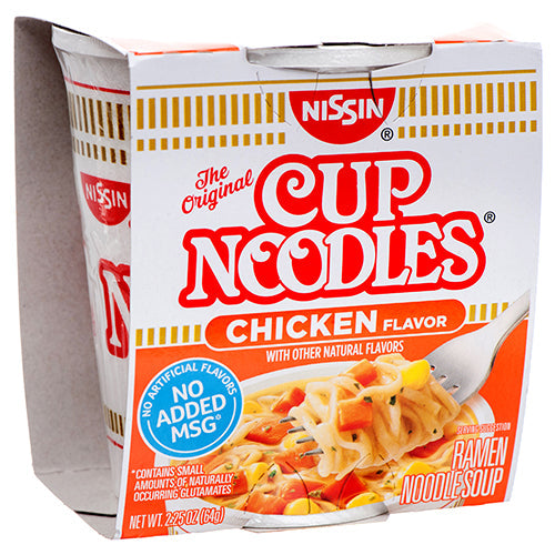 NISSIN CUP NOODLE-CHICKEN 2.25Z (SKU #13337)