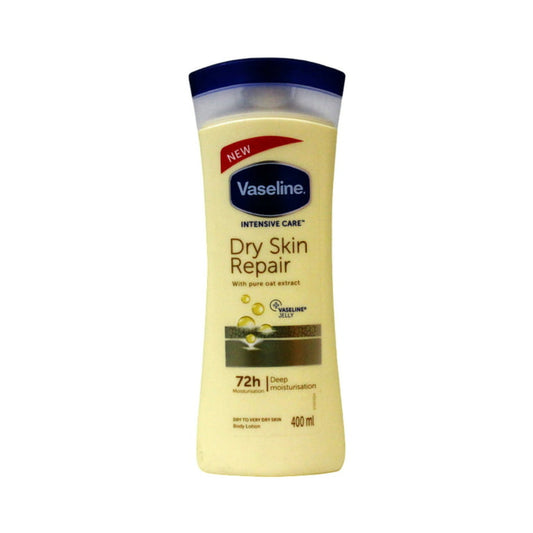 VASELINE MOISTURE LOTION-400ml/DRY SKIN REPAIR (SKU #11201)