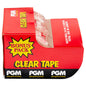 PGM TAPE 3/4" X 300" 4PK CLEAR (SKU #10143)