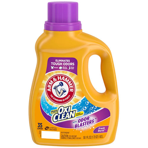 A&H LIQ DETERGENT 55.1oz W/OXI ODOR BLAST (SKU #10235)