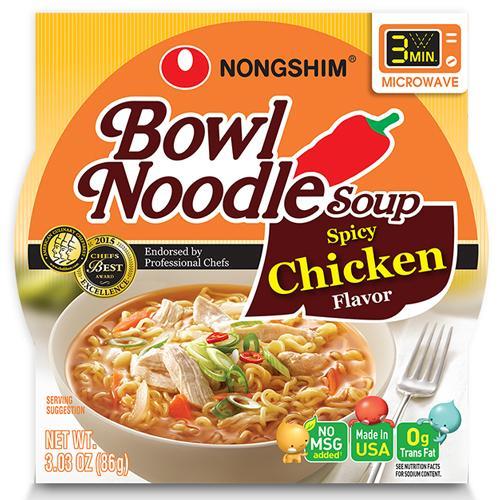 NONGSHIM BOWL NOODLE-SPICY CHICKEN (SKU #10262)