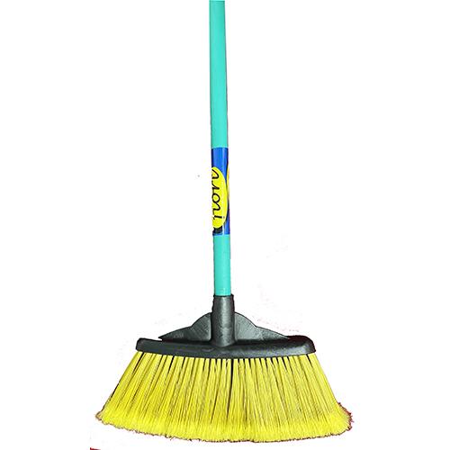 KIKA #00208 PLASTIC BROOM-SHORT ABANICO (SKU #10506)