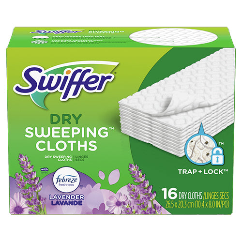 SWIFFER DRY MOP REFIL 16CT LAVENDER VANILLA (SKU #10508)