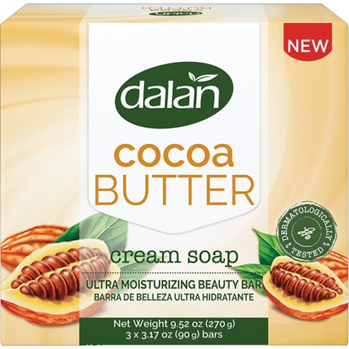 DALAN BAR SOAP 3PK COCOA BUTTER (SKU #10743)