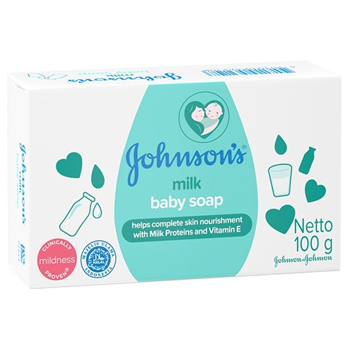 J&J BABY BAR SOAP-MILK 100g (SKU #10773)