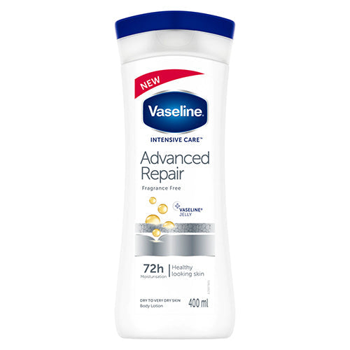 VASELINE MOISTURE LOTION-400ml/ADVANCED REPAIR (SKU #11206)