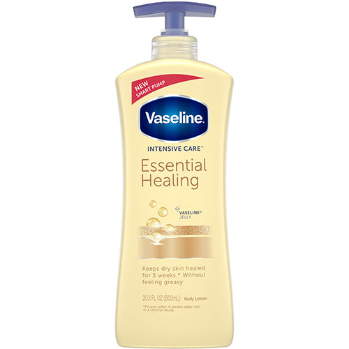 VASELINE LOTION 600ml PUMP ESSENTIAL HEALING (SKU #11210)