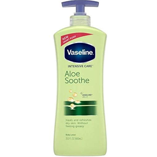 VASELINE LOTION 20.3oz W/PUMP-ALOE (SKU #11223)