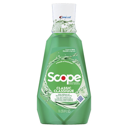 CREST SCOPE MOUTH WASH 1L ORIGINAL MINT (SKU #11252)