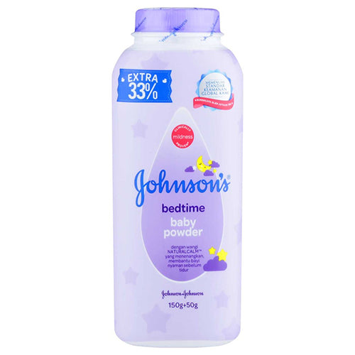 J&J BABY POWDER-BEDTIME 150g+50g (SKU #11322)