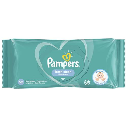 PAMPERS BABY WIPE 52CT FRESH BLUE (SKU #11362)