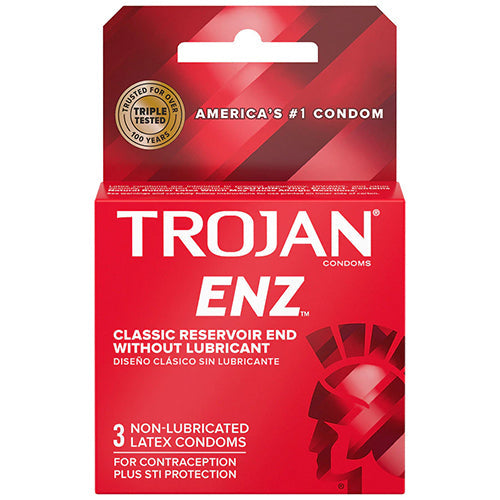 TROJAN 3CT CONDOMS-ENZ RED (SKU #11387)