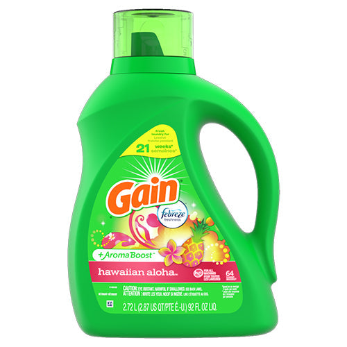 GAIN LIQ DETERGENT 88OZ ISLAND FRESH (SKU #11609)