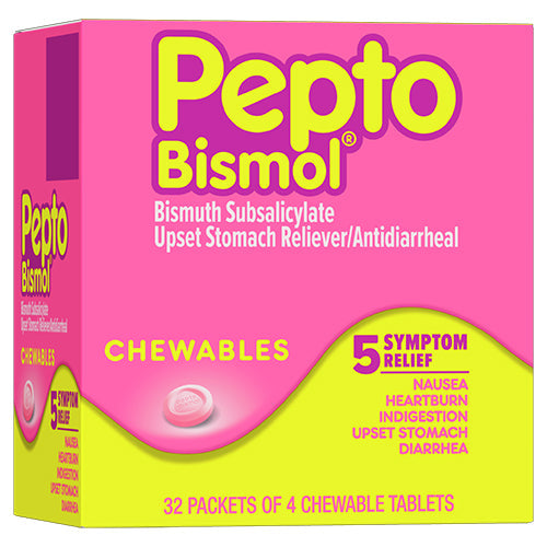 DP/PEPTO BISMOL-ORIGINAL/CHEWABLE 4CT (SKU #11615)