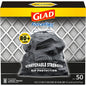 GLAD #78997 TRASH 30G-50CT FORCEFLEX BLACK (SKU #11650)