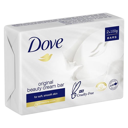 DOVE BAR SOAP 90g WHITE 2PK (SKU #11664)