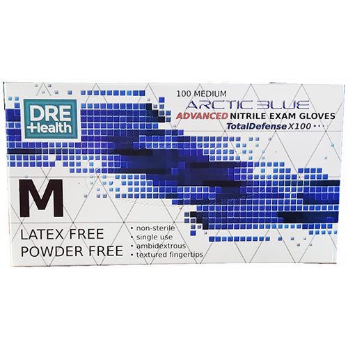 100CT BLUE NITRILE GLOVE MEDIUM (SKU #11677)