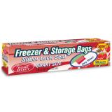 HOME #6081/15CT 7"X8" SLIDER FREEZER BAGS