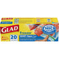 GLAD #57035 FREEZER QUART-20CT WIDE SEAL (SKU #12229)