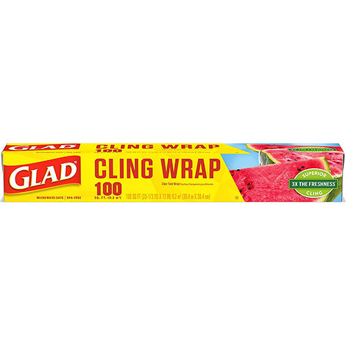 GLAD #60684 CLING FOOD WRAP-100SQ.FT (SKU #12239)