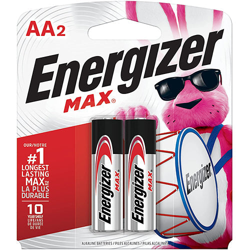 BATTERIES AA-2PK #ENERGIZER (SKU #12741)