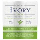 IVORY BAR SOAP-3PK/ALOE