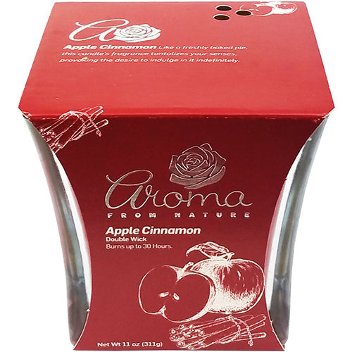 AROMA TUMBLER CANDLE-APPLE CINNAMON 11oz