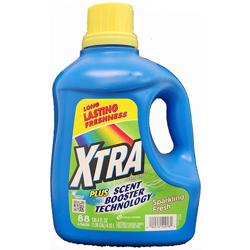 XTRA LIQ.DETERGENT 136.4oz - PLUS SCENT BOOSTER (SKU #13750)