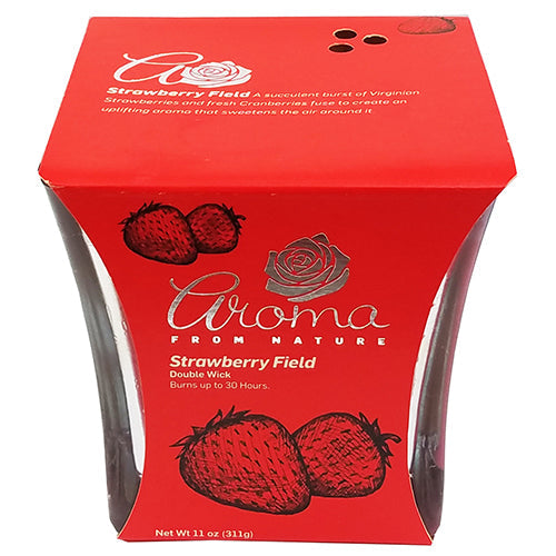 AROMA TUMBER CANDLE-STRAWBERRY FIELD 11oz