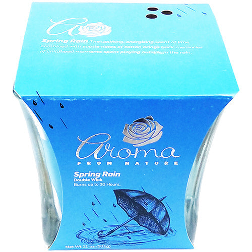 AROMA TUMBLER CANDLE-SPRING RAIN 11oz