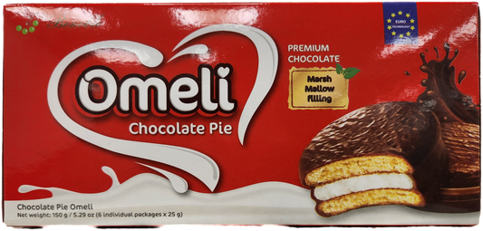 OMELI PREMIUM CHOCO PIE 150g (SKU #16004)