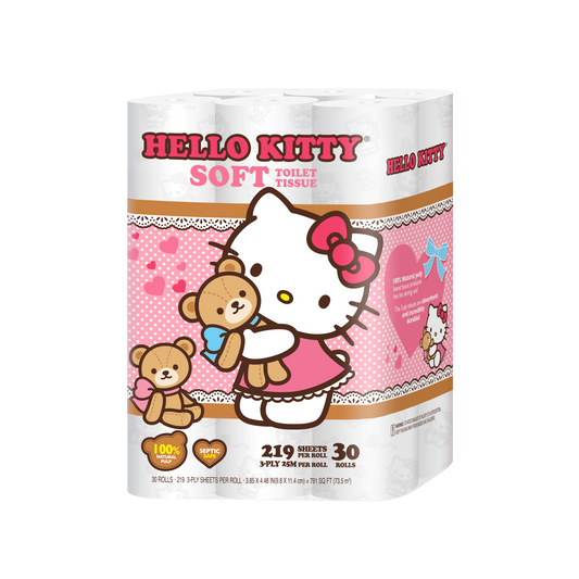 HELLO KITTY SOFT 30 ROLL 3PK (SKU #17724)