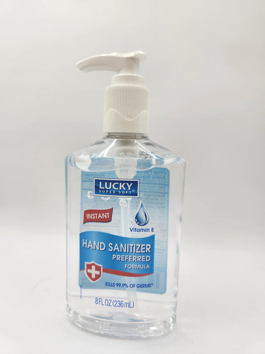 LUCKY HAND SANITIZER #3151 CLASSIC PUMP 8oz (SKU #11623)