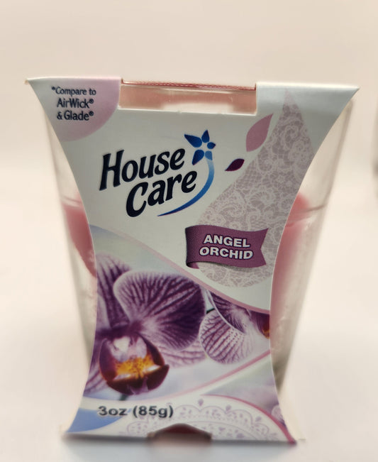 HOUSE CARE CANDLE ANGEL ORCHID 3OZ (SKU #70358)