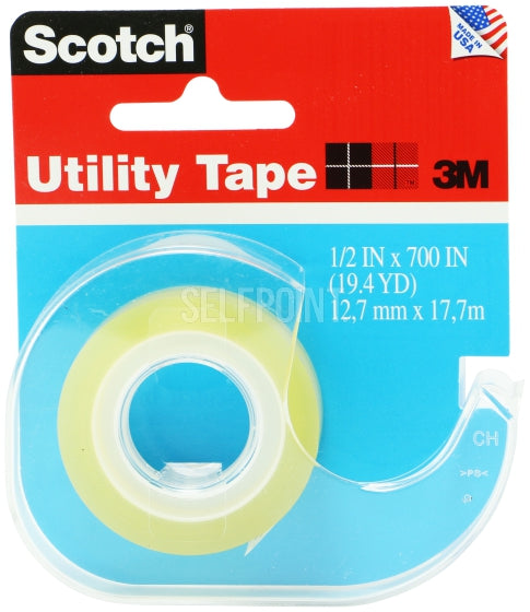 3M SCOTCH UTILITY TAPE 1/2 x 700in (SKU #60332)