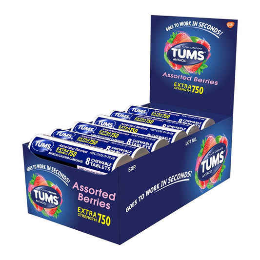 TUMS ASST BERRIES 12 ROLLS (SKU #60351)