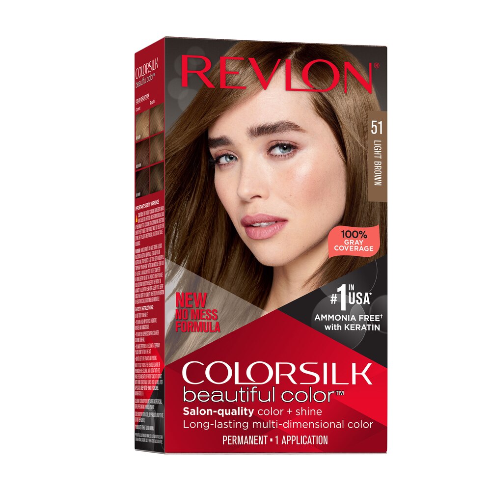 REVLON HAIR COLOR -#51 LIGHT BROWN (SKU #13026)