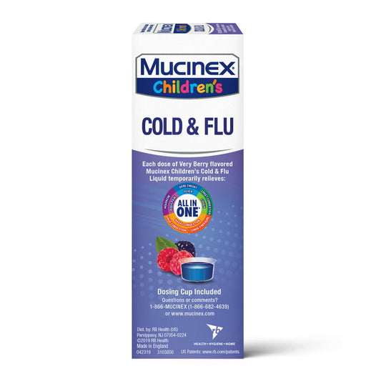 MUCINEX CHILDREN'S COLD & FLU 4OZ (SKU#60228)