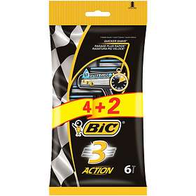 BIC DISPOSABLE 4+2PCS ACTION SENSITIVE (SKU #15360)