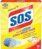 SOS STEEL WOOL SOAP PADS 10CT (SKU #60627)