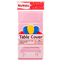 NUVALU TABLE COVER LIGHT PINK 54X108" (SKU #20067)