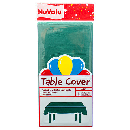 NUVALU TABLE COVER GREEN 54X108" (SKU #20069)