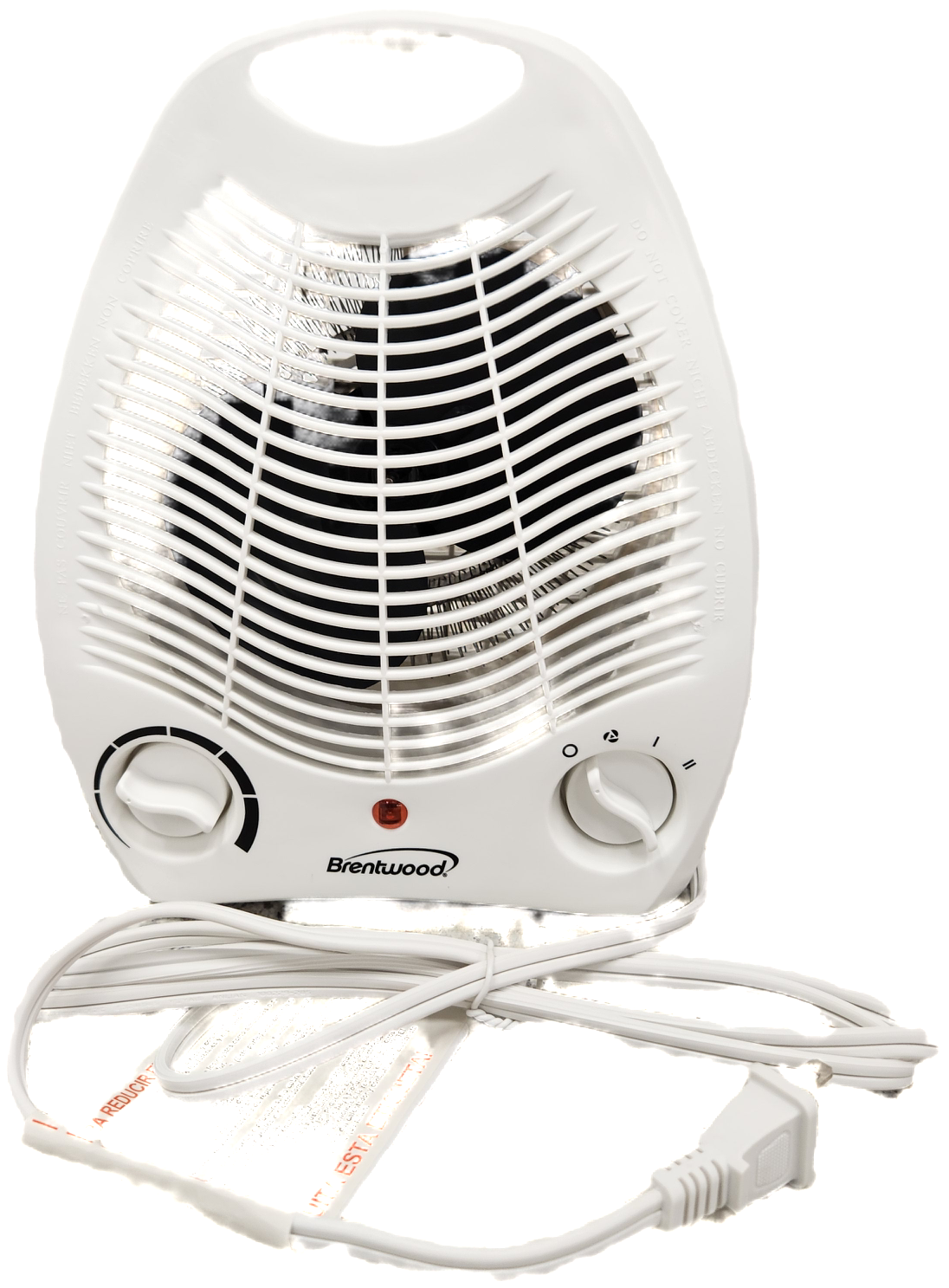 FAN HEATER MAX 1500W-ETL WHT #H-F302W (SKU #58744)