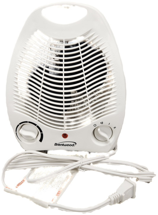 FAN HEATER MAX 1500W-ETL WHT #H-F302W (SKU #58744)