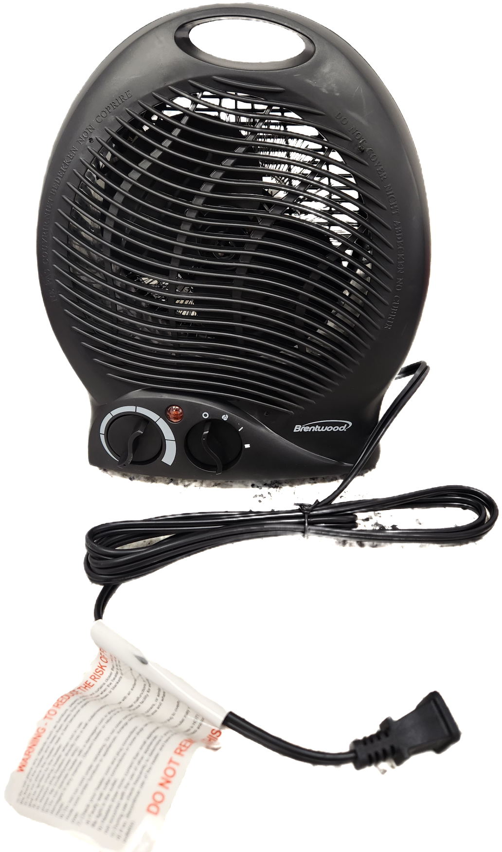 FAN HEATER MAX 1500W-ETL BLK #H-F301BK (SKU #58745)