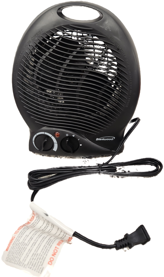 FAN HEATER MAX 1500W-ETL BLK #H-F301BK (SKU #58745)