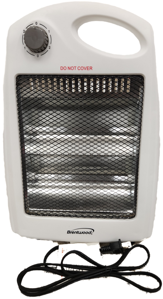 QUARTZ RADIANT HEATER 800W WHT #H-Q801W (SKU #58747)