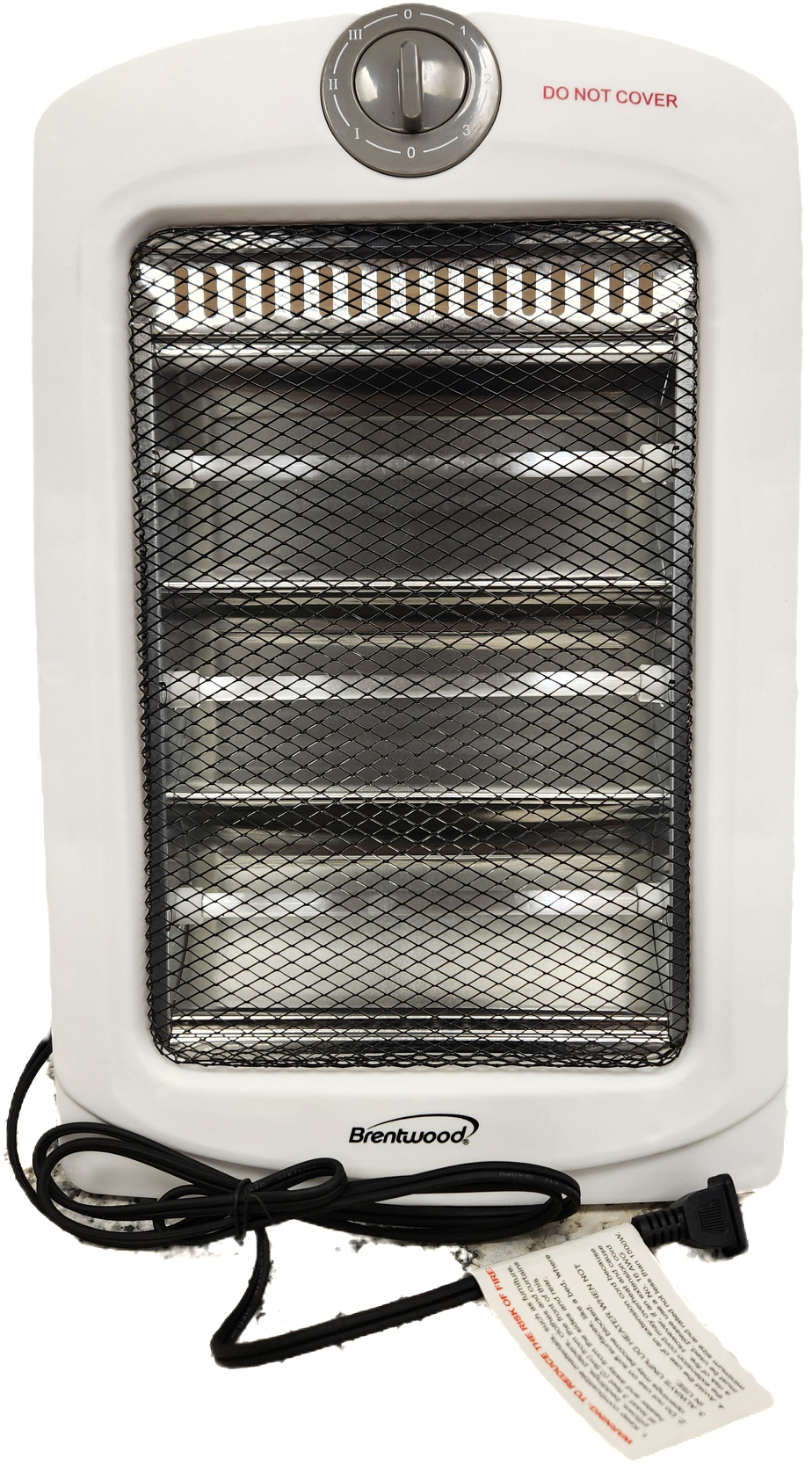 QUARTZ RADIANT HEATER 1000W WHT #H-Q1000W (SKU #58748)